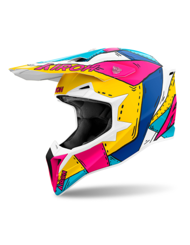 AIROH AVIATOR WRAAP PAINT MATT INDOOR MOTORCYCLE HELMET