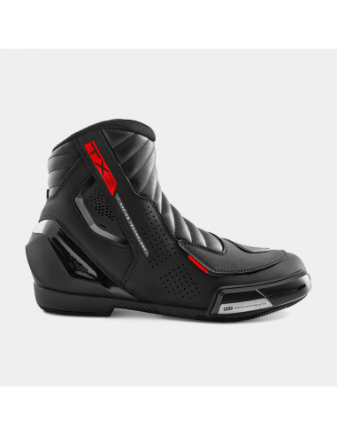 SHIMA TX-3 RED SHORT MOTO BOOTS