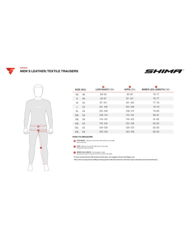 SHIMA JET TEXTILE MOTO TROUSERS