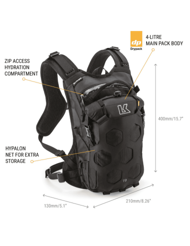 РЮКЗАК KRIEGA TRAIL 9 BLACK