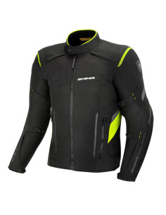 SHIMA RUSH BLACK/FLUO TEKSTILINĖ MOTO STRIUKĖ