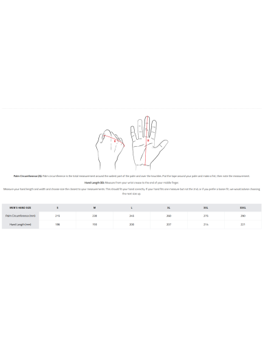 KNOX HANDROID MK5 RED MOTO GLOVES
