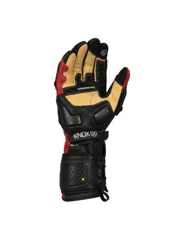 KNOX HANDROID MK5 RED MOTO GLOVES