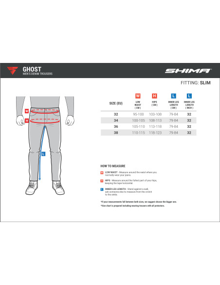 SHIMA GHOST BLUE MOTO JEANS