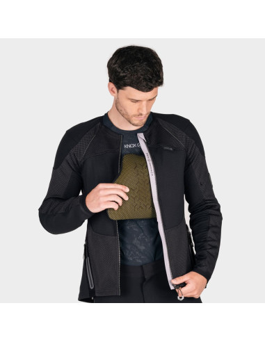 KNOX URBANE PRO MOVE BLACK MOTO JACKET