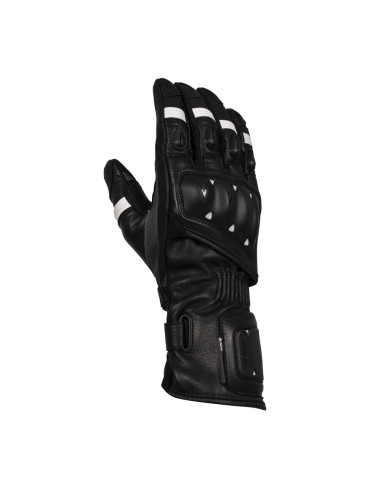 KNOX MK2 BLACK/WHITE MOTO GLOVES