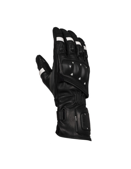 KNOX MK2 BLACK/WHITE MOTO GLOVES