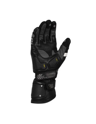 KNOX MK2 BLACK/WHITE MOTO GLOVES