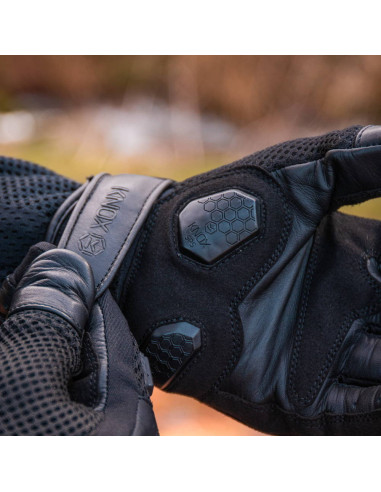 KNOX URBANE PRO BLACK MOTO GLOVES