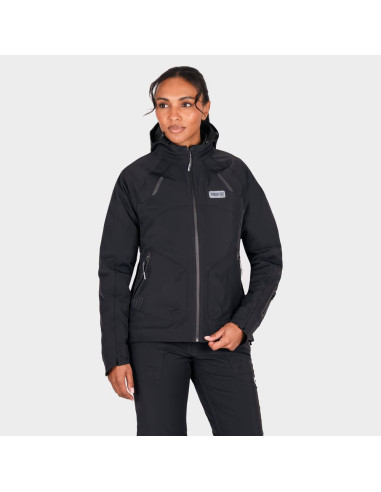 KNOX WOMEN'S BLUE BLACK MOTO JACKET