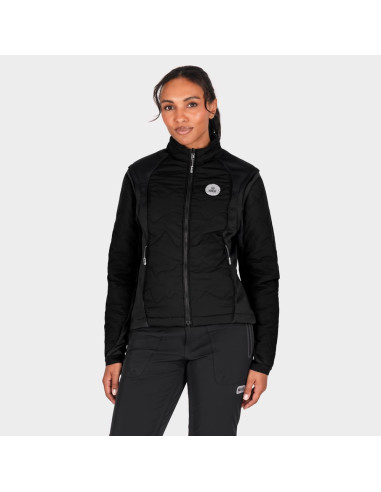 KNOX WOMEN'S BLUE BLACK MOTO JACKET