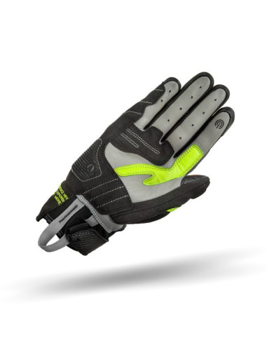 SHIMA X-BREEZE 2 BLACK/FLUO SHORT MOTO GLOVES
