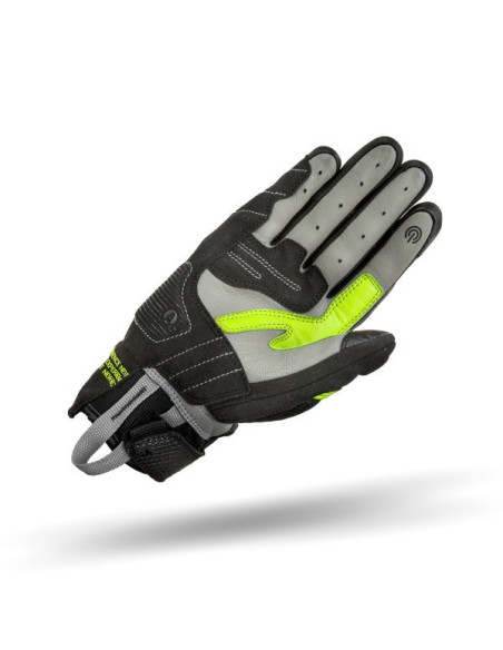 SHIMA X-BREEZE 2 BLACK/FLUO TRUMPOS MOTO PIRŠTINĖS