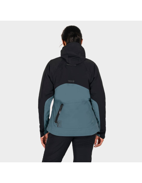 KNOX WOMEN'S BLUE TEAL MOTO JACKET