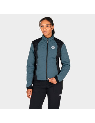 KNOX WOMEN'S BLUE TEAL MOTO JACKET