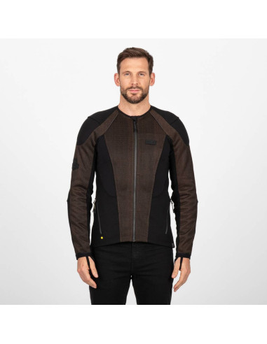 KNOX URBANE PRO MK3 BROWN MOTO JACKET