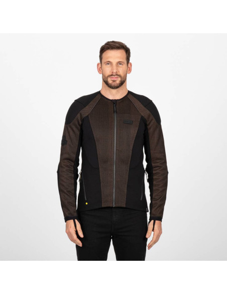 KNOX URBANE PRO MK3 BROWN MOTO JACKET
