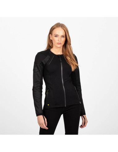 KNOX WOMEN'S URBANE PRO MK3 BLACK MOTO JACKET