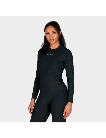 KNOX WOMEN'S DUAL ACTIVE BLACK BREATHABLE THERMO SHIRT