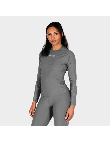 KNOX WOMEN'S DUAL ACTIVE GREY BREATHABLE THERMO SHIRT