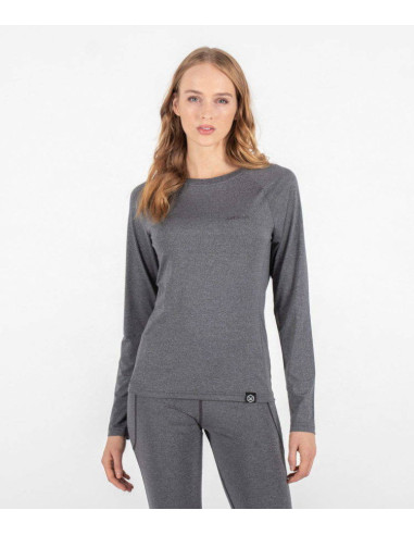 KNOX WOMEN'S MIA DUAL ACTIVE GREY BREATHABLE THERMO SHIRT