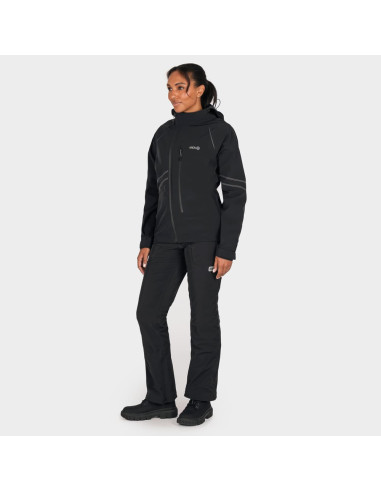 KNOX WOMEN'S IMPASS BLACK MOTO JACKET