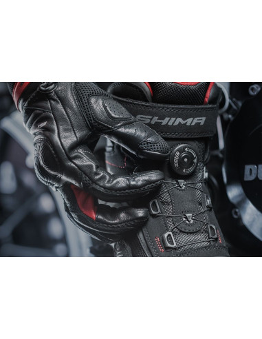 SHIMA EXO VENTED SHORT MOTO BOOTS