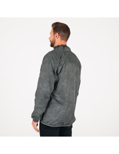 KNOX WATERPROOF SHELL LIGHT GREY RAIN JACKET