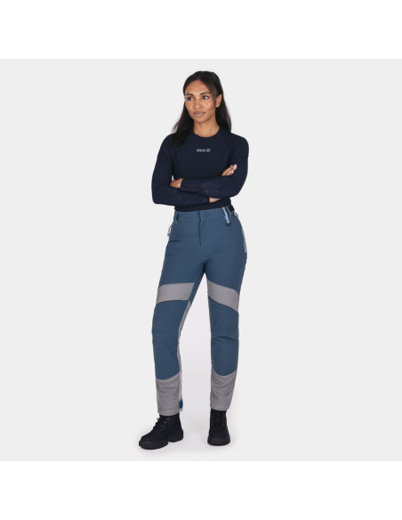 KNOX WOMEN'S URBANE PRO MOVE TEAL MOTO TROUSERS