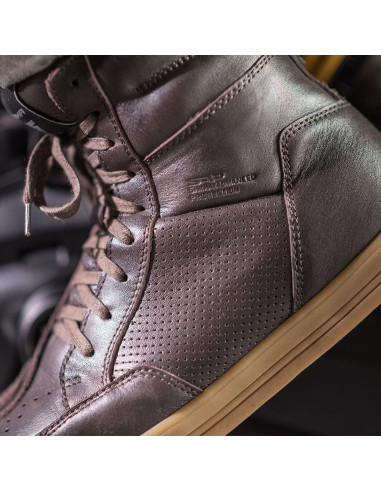 SHIMA BLAKE BROWN SHORT MOTO BOOTS