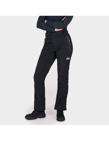 KNOX WOMEN'S BLUE BLACK MOTO TROUSERS