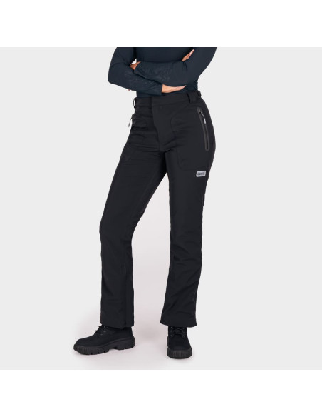 KNOX WOMEN'S BLUE BLACK MOTO TROUSERS