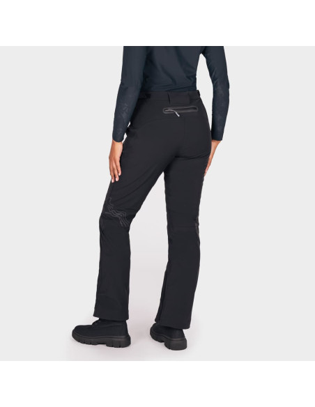 KNOX WOMEN'S BLUE BLACK MOTO TROUSERS