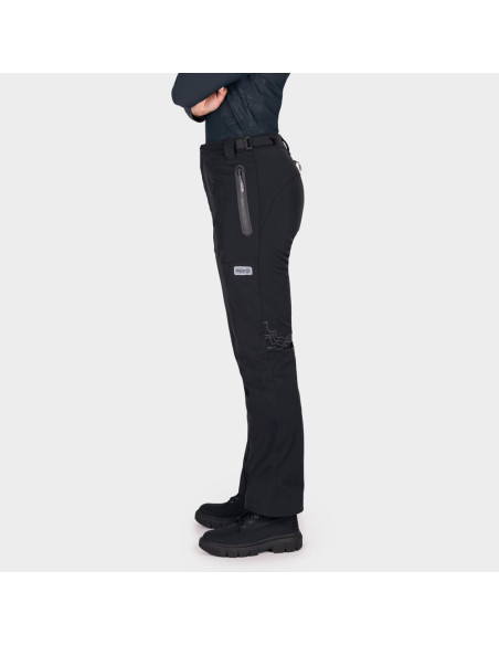 KNOX WOMEN'S BLUE BLACK MOTO TROUSERS