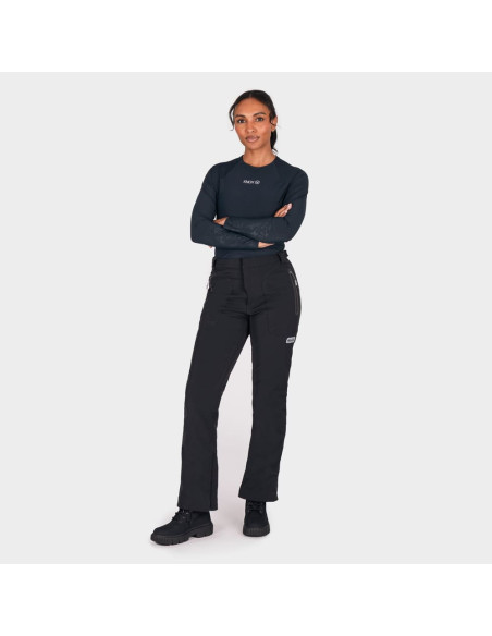 KNOX WOMEN'S BLUE BLACK MOTO TROUSERS