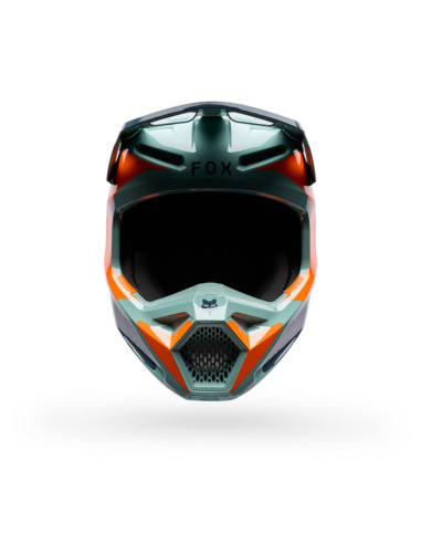 FOX V1 IMAGE PRINT BLUE CROSS MOTO HELMET