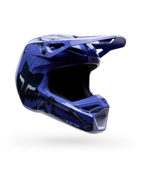 FOX V1 DIFFUSE PURPLE KROSINIS MOTO ŠALMAS