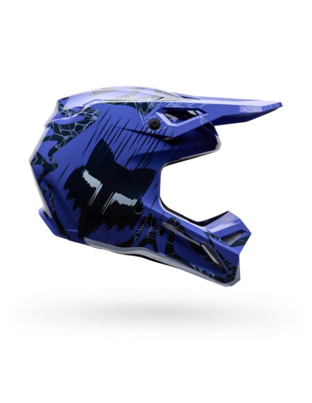 FOX V1 DIFFUSE PURPLE KROSINIS MOTO ŠALMAS