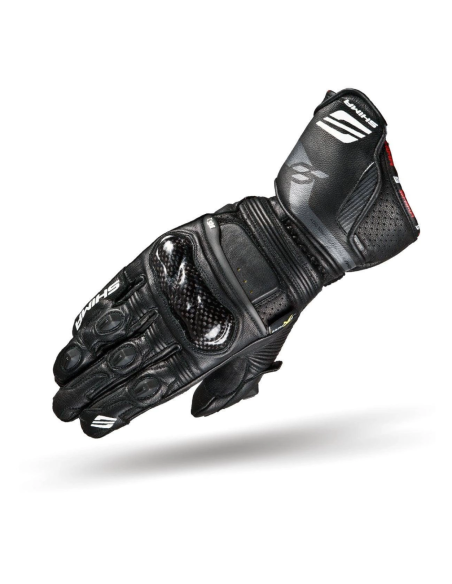 SHIMA RS-1 BLACK MOTORCYCLE GLOVES