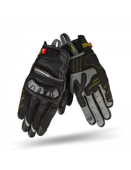 SHIMA X-BREEZE 2 BLACK/GREY MOTERIŠKOS TRUMPOS MOTO PIRŠTINĖS
