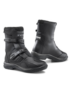 TCX BAJA MID BLACK WATERPROOF MOTO BATAI