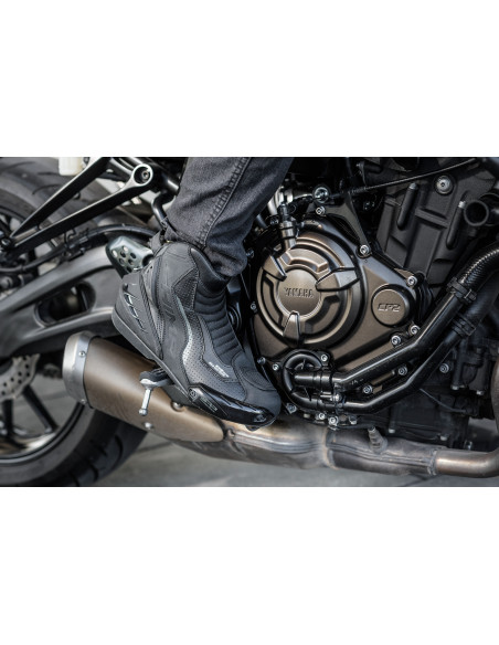 SHIMA SX-6 BLACK SHORT MOTO BOOTS