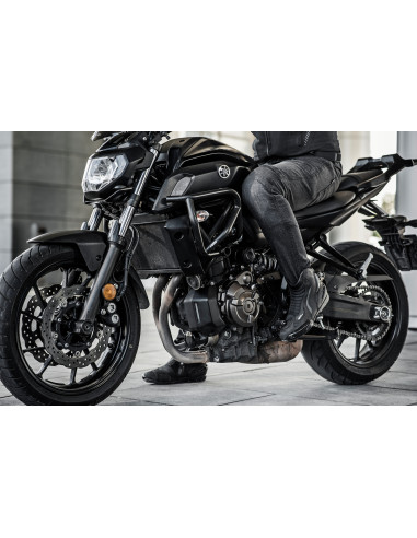 SHIMA SX-6 BLACK SHORT MOTO BOOTS