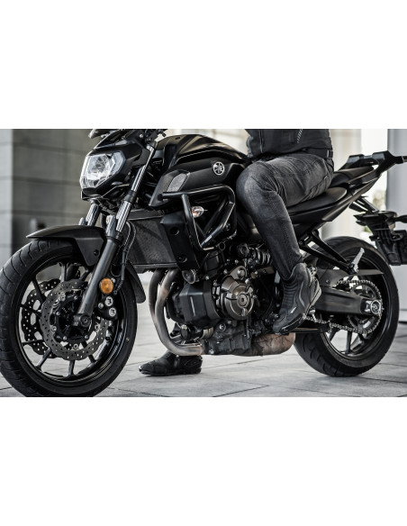 SHIMA SX-6 BLACK SHORT MOTO BOOTS