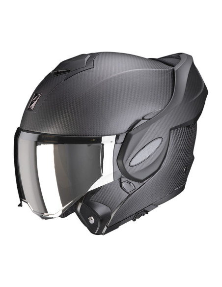 SCORPION МОТОШЛЕМ EXO-TECH EVO CARBON MATT BLACK FLIP-UP