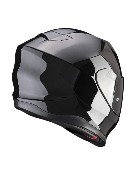 SCORPION EXO-520 EVO AIR BLACK SPORTINIS/UŽDARAS MOTO ŠALMAS