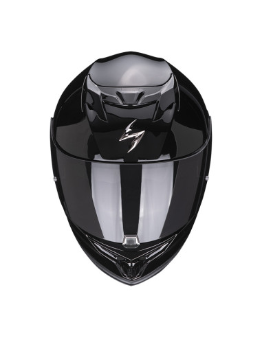 SCORPION EXO-520 EVO AIR BLACK SPORTINIS/UŽDARAS MOTO ŠALMAS