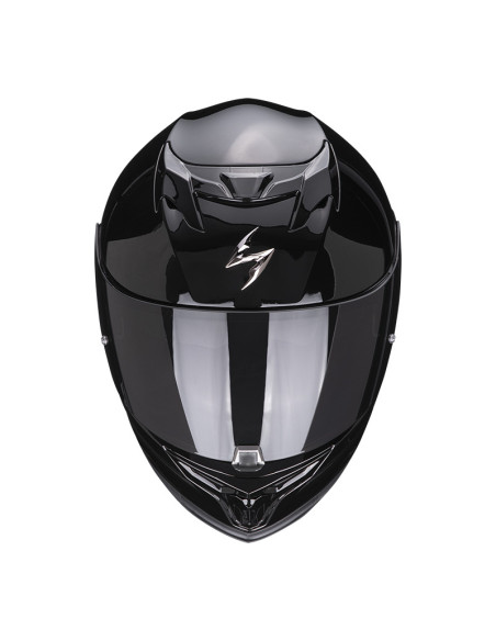 SCORPION EXO-520 EVO AIR BLACK SPORTINIS/UŽDARAS MOTO ŠALMAS