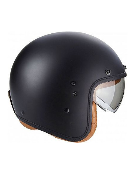 SCORPION BELFAST EVO LUXE BLACK ATVIRAS MOTO ŠALMAS