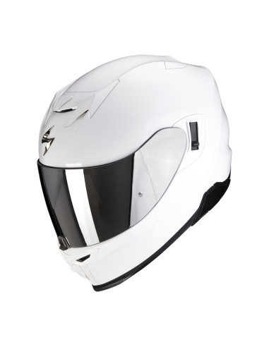 SCORPION EXO-520 EVO AIR WHITE SPORTINIS/UŽDARAS MOTO ŠALMAS